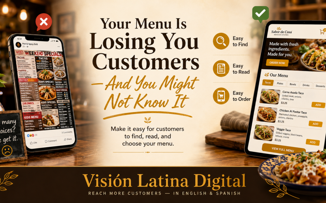 Your Menu Is Losing You Customers — And You Might Not Know It