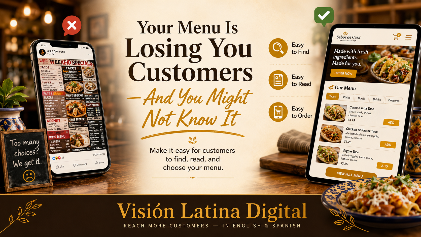 Your Menu Is Losing You Customers — And You Might Not Know It