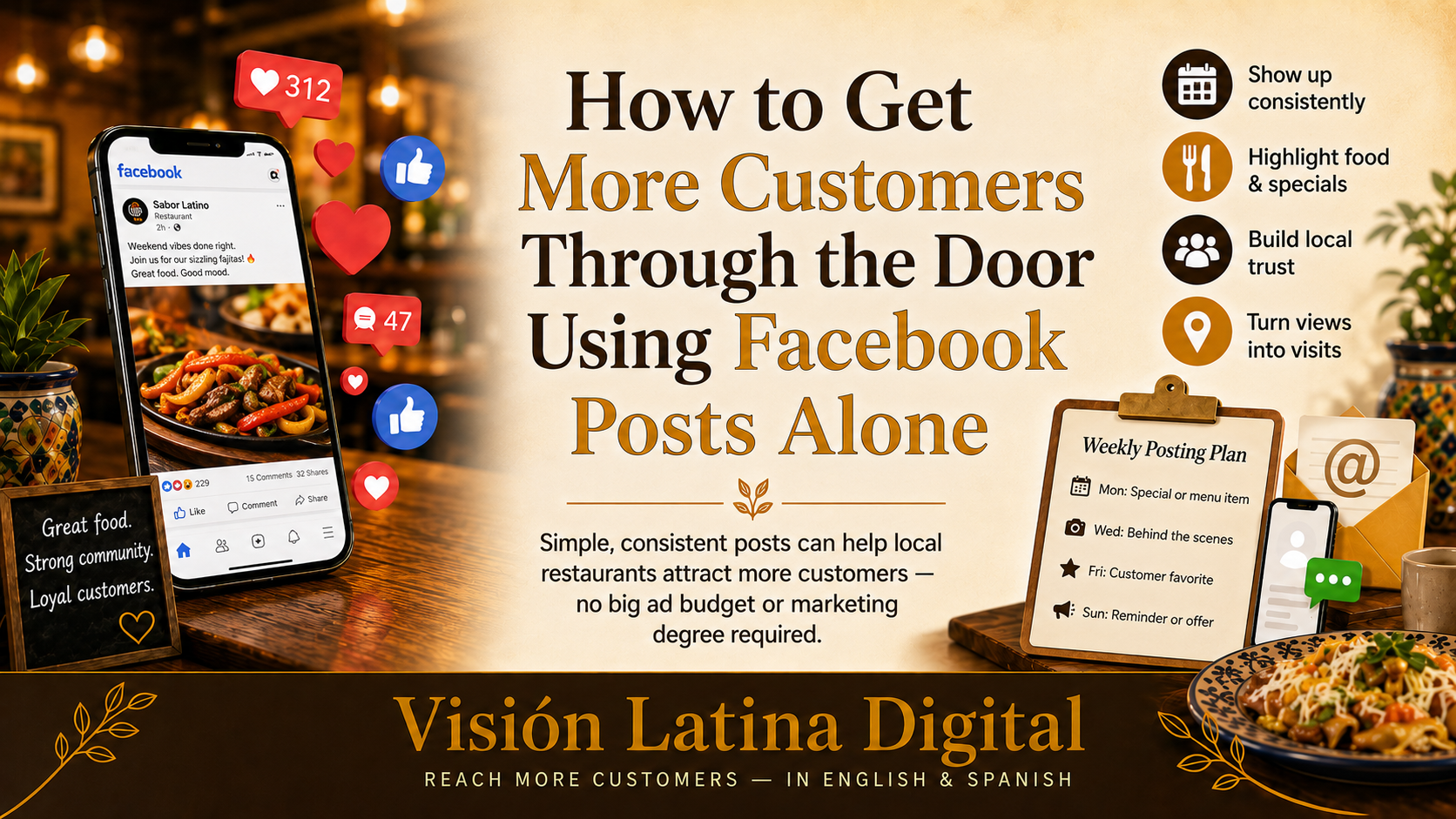 How to Get More Customers Through the Door Using Facebook Posts Alone